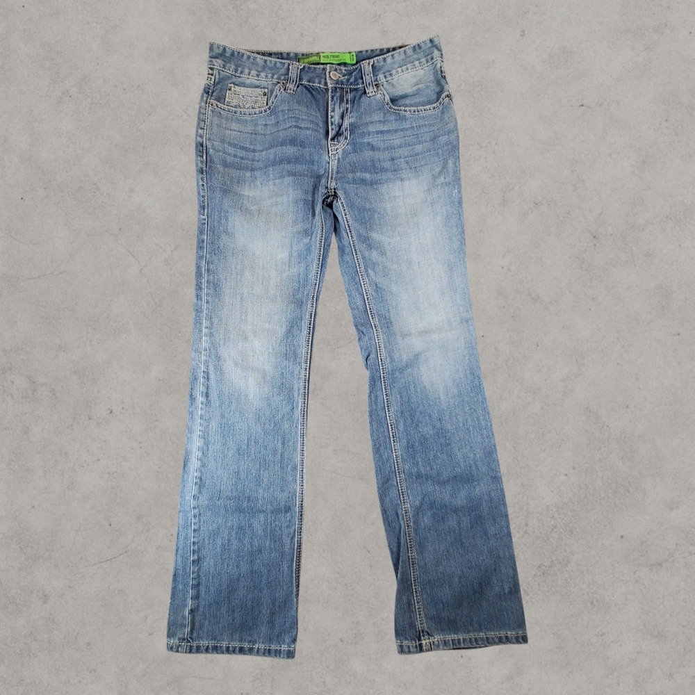Rock and Roll Cowboy Jeans Mens 36x36 Blue Pistol Straight  Regular Straight Leg